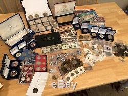 Huge Coin and Currency Collection, United States and Old World Coins