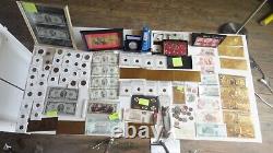 Huge Estate Lot, USA Currency, Old Coins, Collectible Items, #226