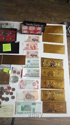 Huge Estate Lot, USA Currency, Old Coins, Collectible Items, #226