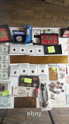 Huge Estate Lot, USA Currency, Old Coins, Collectible Items, #226