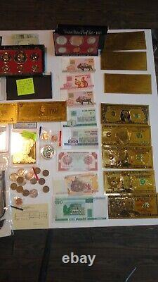 Huge Estate Lot, USA Currency, Old Coins, Collectible Items, #226