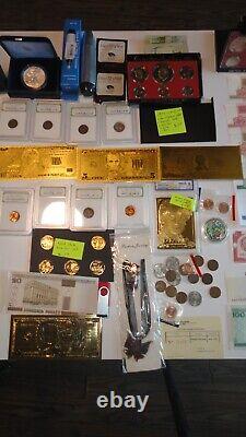 Huge Estate Lot, USA Currency, Old Coins, Collectible Items, #226