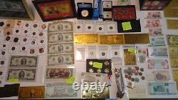 Huge Estate Lot, USA Currency, Old Coins, Collectible Items, #226