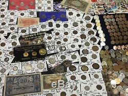 Huge Lot 400+Coin$/StampSilver Franklin & WL/Mercury/Buffalo/Indian/1893/World+