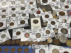 Huge Lot 400+Coin$/StampSilver Note/Mercury/Buffalo/Indian/1892/V/Error/World