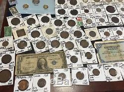 Huge Lot 400+Coin/Stamp/World-Silver Walking Half/1893/Mercury/VBuffalo/Indian+