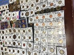 Huge Lot 400+Coin/Stamp/World-Silver Walking Half/1893/Mercury/VBuffalo/Indian+