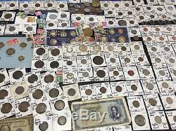 Huge Lot 400+Coin/Stamp/World-Silver Walking Half/1893/Mercury/VBuffalo/Indian+