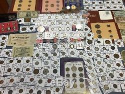 Huge Lot 450+Coin/StampSilver Certificate/Mercury/Buffalo/Indian/1892USA/World