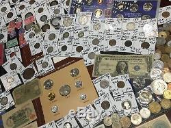 Huge Lot 450+Coin/StampSilver Certificate/Mercury/Buffalo/Indian/1893USA/World