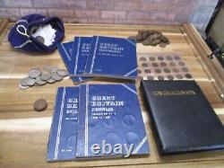 Huge Lot Of British Pre Decimal Coins withSilver- With Key Coins