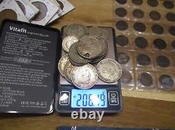 Huge Lot Of British Pre Decimal Coins withSilver- With Key Coins