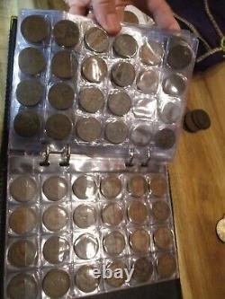 Huge Lot Of British Pre Decimal Coins withSilver- With Key Coins