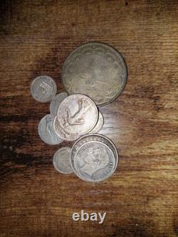 Hugh Lot of World Silver Coins Lot 1900s Many Countries NET SILVER 715 GRAMS