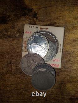 Hugh Lot of World Silver Coins Lot 1900s Many Countries NET SILVER 715 GRAMS