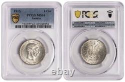 I-650544 Austria 2 Corona 1913 PCGS MS 61