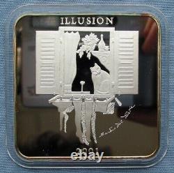 Illusions! A world of illusions spectacular 4 silver coins gift set