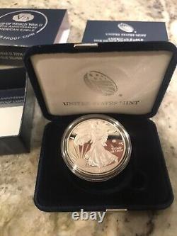 In Hand End Of World War 2 75th Anniversary Eagle Silver Proof Coins