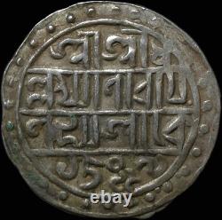 India Indipendent Kingdom Cooch Behar Silver Rupee 1587 Lakhsmi Narayan SR19