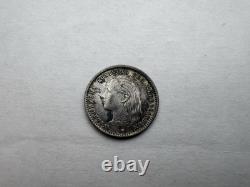 J3927 Netherlands 1895 Wilhelmina Silver 10 Cents Key Value Scarce