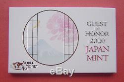 Japan 2020 World Money Fair 1 Yen-500 Yen 6 Coins Mint Set With Silver Medal