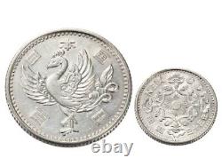 Japanese antique silver coins 100yen 50 lots