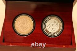 Jordan centennial of statehood silver and bronze coin 1921-2021 commemorative