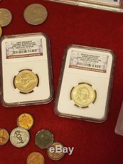 Junk Drawer Lot World/US coins, NGC, STAR WARS, SILVER MORGAN DOLLAR, MARVEL