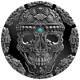 Kapala Skull World Cultures 2 Oz Silver Coin Antique Finish Cameroon 2018