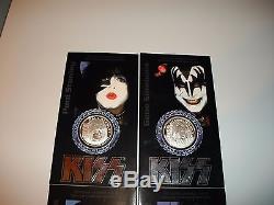 KISS OFFICIAL WORLD TOUR. 999 SILVER COIN SET/ORIGINAL/NEWith1997/L@@K