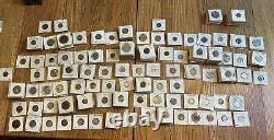 LARGE LOT 300+ FOREIGN WORLD COINS IN 2X2 SLABS At Least 100 Countries