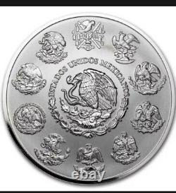 LIBERTAD MEXICO 2020 5 oz Reverse Proof Silver Coin in Capsule