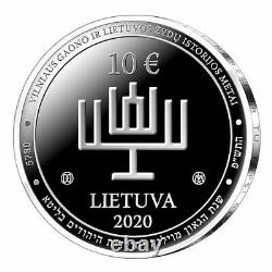 LITHUANIA 10 Eur Coin (2020) Jewish Vilna Gaon Elijah ben Solomon Zalman