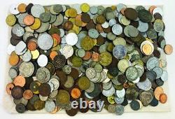 LOT 1000 Different World Coins pre-1978 Mixed Foreign World Coins FREE SHIPPING