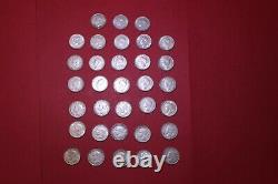 LOT 33 Coins Australian Sixpence 1938-1944 Silver Coins