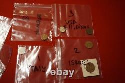 LOT of 200 COINs from 31 Foreign COUTRY 1900 1970 Catalogue SOME SILVER
