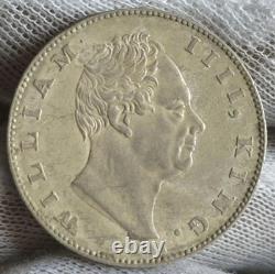 LUSTROUS British India William IV Silver Rupee 1835 F In Rare In This Grade NP4H