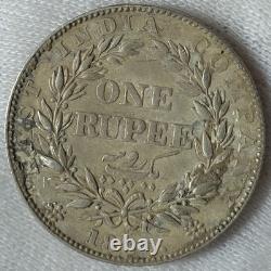 LUSTROUS British India William IV Silver Rupee 1835 F In Rare In This Grade NP4H