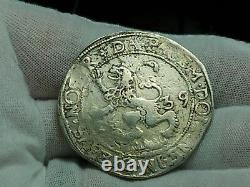 Large 1639 Silver Lion Daalder, aka, Colonial New York Lion Dollar- Zwolle