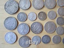 Large Lot of U. S. And World Coins, Includes 68 Foreign Silver Coins Nice Lot