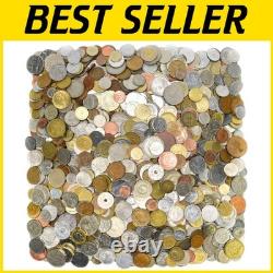 Large Variety of Foreign Coins 5lb Collection