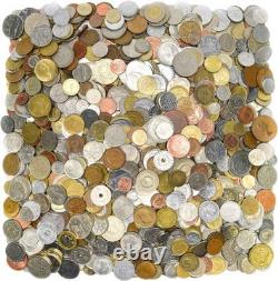 Large Variety of Foreign Coins 5lb Collection