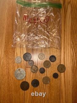 Large Vintage World Coin & Bill Collection US, Europe, Asia, Dating Back to 1809