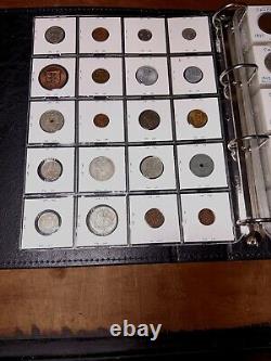 Large World Coin Collection With several Silver Coins