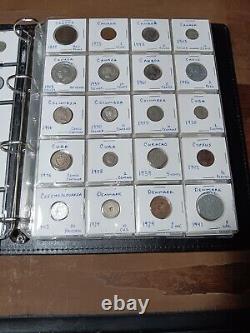 Large World Coin Collection With several Silver Coins