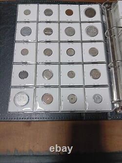 Large World Coin Collection With several Silver Coins