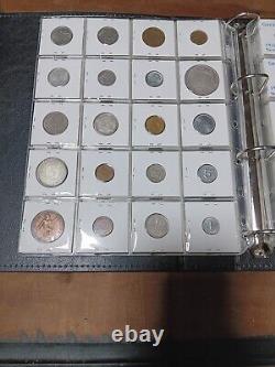 Large World Coin Collection With several Silver Coins