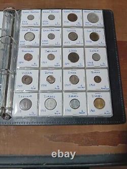 Large World Coin Collection With several Silver Coins