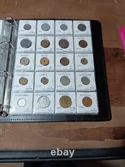 Large World Coin Collection With several Silver Coins