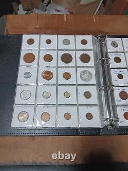 Large World Coin Collection With several Silver Coins